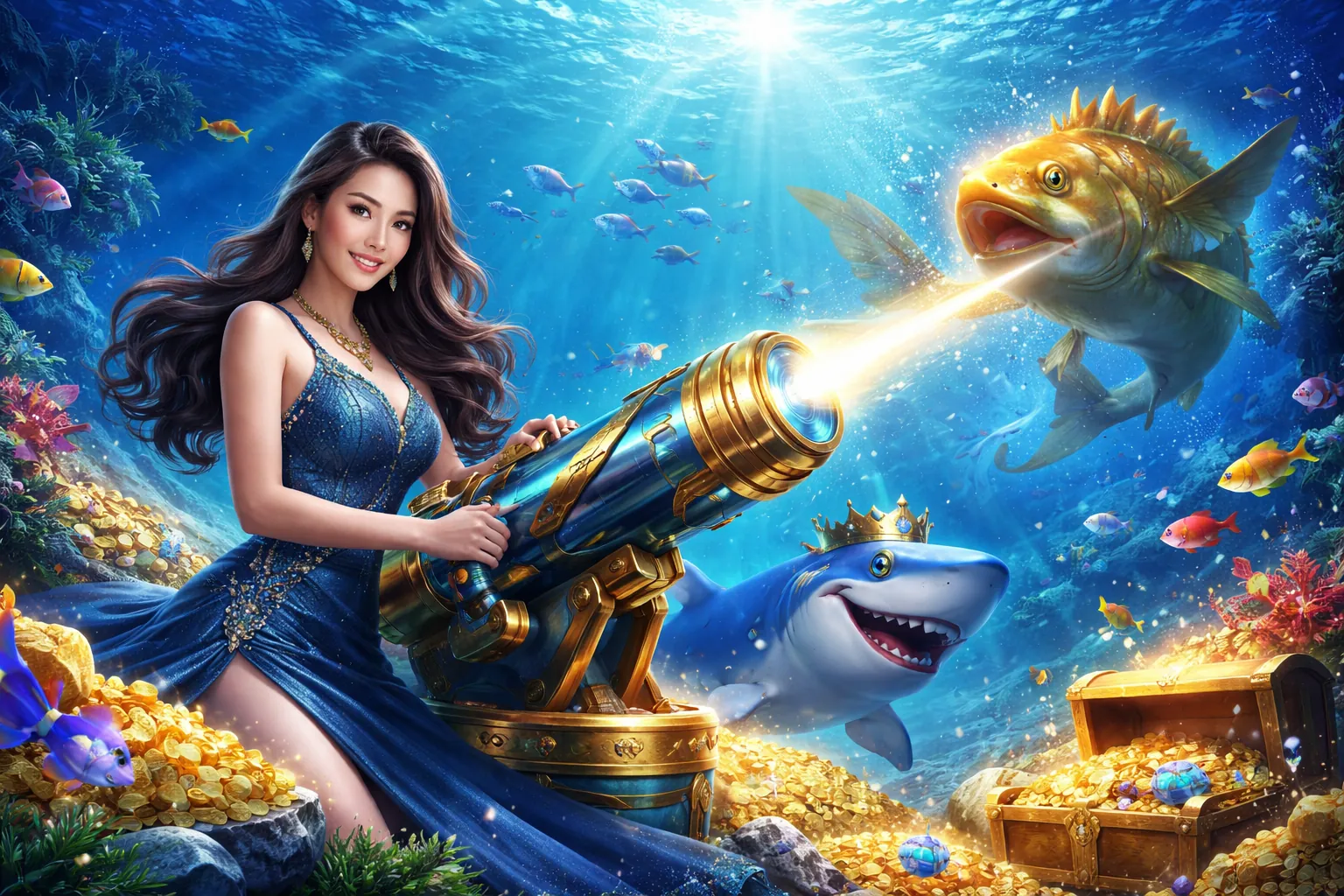 Hình ảnh tổng quan về các trò chơi máy đánh bạc okivip